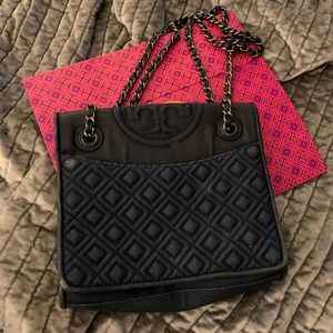 Tory Burch Fleming Bag in Denim